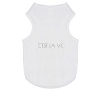 'C'est la Vie' Pet Dog/Cat T-Shirt (PT00104969)