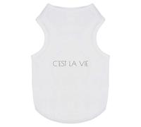 'C'est la Vie' Pet Dog/Cat T-Shirt (PT00104970)