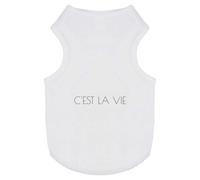 'C'est la Vie' Pet Dog/Cat T-Shirt (PT00104971)