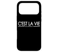 C'EST LA VIE QUEBEC CANADA FRENCH PHRASE ON A TEE Case for iPhone 17 Pro Max