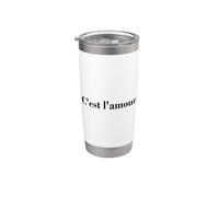 C'est L'Amour Stainless Steel Insulated Tumbler