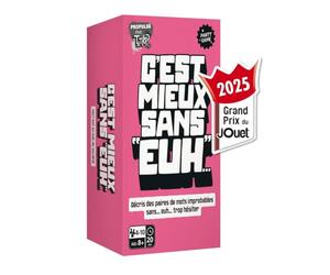 C'est Mieux sans Euh - Ambiance Board Game - Family & Friends - 4 to 10 Players - Fast, Funny and Interactive - Grand Prix du Jouet 2025