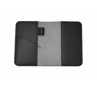 CestAntiQ, Leather Journal Cover for Field Notes, Notebook Cover for Cahier, Wallet Case, (3.5 x 5.5 in.) Cards Slot/Refillable Travelers Pocket Notebook Handmade with Pen Holder Black