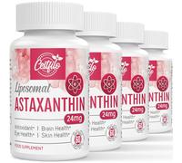 Cestfilo Liposomal Astaxanthin Supplement 24MG, Maximum Absorption, Natural Antioxidant for Skin & Eye Health, Gluten Free, Non-GMO & No Gluten (240 Count (Pack of 4))
