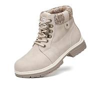 Cestfini Women Walking Boots Ladies Hiking Snow Winter Boots Waterproof Camping Backpacking Outdoor Fashion Shoes,RTW18,Beige,4 UK