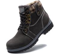 Cestfini Women Walking Boots Ladies Hiking Snow Winter Boots Waterproof Camping Backpacking Outdoor Fashion Shoes,RTW18-G,Black,8 UK