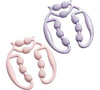 Cestmagu Relajador De Piernas, Relajador De Piernas De 12/18 Rodillos, Circular Leg Clamp Roller, 360 Degree Legs Neck Muscle Hand Arms Relaxer (Set A)