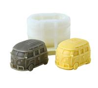 Cestony 3D Camper Van/Bus/Car Shaped Silicone Molds for DIY Cake Fondant Biscuit Cookies Soap Sugar Pudding Chocolate Hard Candies Dessert Candle Deco
