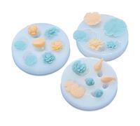 Cestony 3Pcs Lotus leaf, lotus flower, fish shapes Silicone Molds for DIY Cake Fondant Biscuit Cookies Soap Sugar Pudding Chocolate Hard Candies Dessert Candle Decor