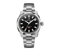 Cestrian Master Series V3 40mm Automatic Men’s Watch - Black Dial, 316L Stainless Steel Case & Bracelet, 200m Water Resistant