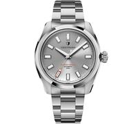 Cestrian Master Series V3 40mm Automatic Men’s Watch - Silver Dial, 316L Stainless Steel Case & Bracelet, 200m Water Resistant