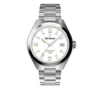 Cestrian Master Series White Dial Steel Bracelet Automatic 200M Water Resistant Mens Watch
