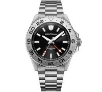 Cestrian Ocean Series 42mm Automatic Men’s Watch - Black Dial, 316L Stainless Steel Case & Bracelet, 200m Water Resistant