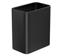 Cesun Small Bathroom Trash Can 2.1 Gallon Wastebasket, Modern Metal Garbage Can Office Waste Basket, Matte Black Stainless Steel Trash Bin for Bedroom, Home Office, Toilet, rv, Near Desk, Under Sink