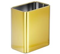 Cesun Small Bathroom Trash Can, 2.1 Gallons, Under Sink Wastebasket, Gold