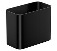 Cesun Small Bathroom Trash Can, 2.8 Gallons, Under Sink Wastebasket, Black