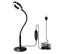 CeSunlight 6W LED Desk Lamp with Flexible Gooseneck and USB Cable