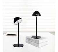 CeSunlight Rechargeable Bedside Lamps (2-Pack), 4 Watts, 300 Lumen Cordless Table Lamp, 3 Color Temps, Stepless Dimming, Detachable Head & Touch Control