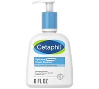 Cetaphil Cream to Foam Face Wash Hydrating Foaming Cream Cleanser 8 oz For Normal to Dry Sensitive Skin with Soothing Prebiotic Aloe Hypoallerge
