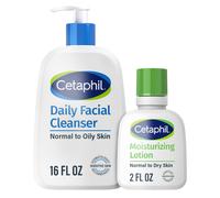 Cetaphil Daily Facial Cleanser 16oz with Moisturizing Lotion 2oz