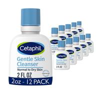 Cetaphil Face Wash Hydrating Gentle Skin Cleanser for Dry to Normal Sensitive Skin NEW 2 oz 12 Pack Fragrance Free Soap Free and NonFoaming