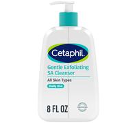 Cetaphil Gentle Exfoliating SA Cleanser, Foaming Gel Cleanser for All Skin Types, 8 Oz Pump Bottle, Salicylic Acid, Mandelic Acid & Gluconolactone
