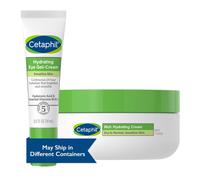 Cetaphil Night & Eye Hydration Set, Rich Hydrating Night Cream(1.7 oz) & Hydrating Eye Gel-Cream ( .5 oz) for Under-Eye Dark Circles