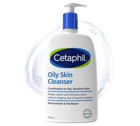 Cetaphil Oily Skin Cleanser, 236ml, Face Wash, For Combination to Oily Sensitive Skin, With Niacinamide