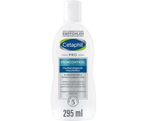 CETAPHIL Pro ItchControl Skin Soothing Wash Lotion, 295 ml, for Skin Prone to Eczema & Eczema, Gently Cleanses Foaming, Intensely Moisturises, Also