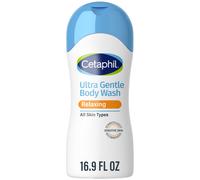 Cetaphil Ultra Gentle Refreshing Body Wash For Dry to Normal Sensitive Skin 16.9oz with Aloe Vera Calendula Vitamin B5 Hypoallergenic Fragranc