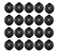 Cetfuro 20 Pcs Fingerprint Fingerprint Ink Pad Mini Black Stamp Ink Pad Notary Supplies Identification Security ID Fingerprint