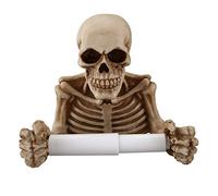 Cetfuro Skull Toilet Paper Holder Wall Mounted Toilet Paper Storage Box Bathroom Storage Box