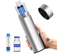 48H Insulin Pens Cooler Travel Case TSA Approved Diabetic Medicine Travel Cooler, Portable Insulin Medical Cooler - Silvery