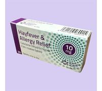 Cetirizine 10mg Tablets, Hay Fever and Allergy Relief, 30 Tablets