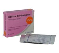 Cetirizine Dihydrochloride 10mg Film-Coated 30 Tablets