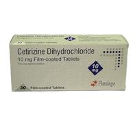 Cetirizine Dihydrochloride 10mg Film-Coated Tablets, One a Day Hay Fever and Allergy Relief