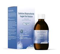 Cetirizine Dihydrochloride Allergy Relief Syrup | Antihistamine Oral Solution for Hay Fever, Dust & Pet Allergies, Hives, Redness and Itchiness of Skin | Adults & Children Over 6 Years (200 ml)