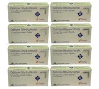 Cetirizine Hayfever Allergy Relief 240 Tabs (8 Month Supply) Fast Acting (Within 1 Hour) for Sneezing, Watery Eyes, Itchy & Runny Nose Antihistamine Tablets