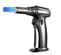 Cetoon 3-Flame Butane Blow Torch for Cooking | 1300°C High Temperature Kitchen Blow Torch with Safety Lock & Burn-Free Design | Ideal for Cooking, BBQ, Baking, Brulee, Creme, DIY Soldering(Butane Not