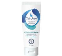Cetraben Itch Relief Balm, For Dry, Itchy, Sensitive and Eczema-Prone Skin, Clinically Proven to Soothe Itching, Cool Skin, and Reduce Redness. Relieves Flare-Up Patches, Fragrance Free, 1 x 50 ml