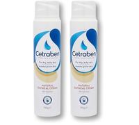 Cetraben Natural Oatmeal Cream, For Dry, Sensitive & Eczema-Prone Skin, Provides 24 Hour Hydration, Soothing, Lightweight and Quick Drying, For Daily use on the Body and Face, 1 x 190g (Pack of 2)