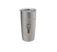 Cette Momie Dechire Squelette Gothique Rocker Guitare Stainless Steel Insulated Tumbler