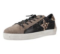 CETTI Blucher Sport Glitter Women 1969, Black/White, 6 UK