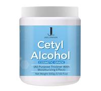 Cetyl Alcohol Cosmetic Grade 250 & 500g - All Purpose Thickener & Emulsifier for Skincare, Hair Care & DIY Cosmetics - Moisturising, Stabilising Agent for Creams, Lotions & Conditioners (500 Gram)