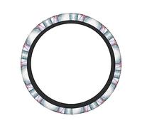 Ceudet Ballet Dancer Steering Wheel Cover Anti-Slip Uv and SunUniversal Fit 15 Inch Car Wheel Protector for Women Men