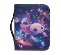 Ceudet Bible Cover for Women Bag Bible Bag with Handle Large Bible Case Bible Book Carrying Case Compact Bible Bag for Small Group Studies,Cute Animal,L