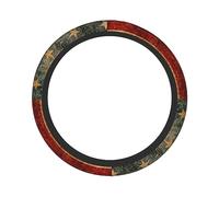 Ceudet Bw114-American-Flag Car Steering Wheel Cover Soft Elastic Comfortable Steering Wheel Protector Universal 14.5-15 Inches Fashion Car Accessories
