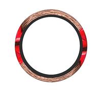 Ceudet Car Steering Wheel Cover Universal 15 inch red Romantic of Hearts Print Elastic Steering Wheel Covers Anti-Slip Steering Wheel Protector Car Interior Accessories for Most Cars