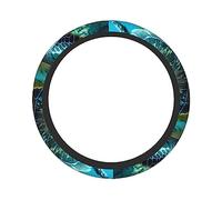 Ceudet Car Steering Wheel Cover Universal 15 inch Sea Turtle Print Elastic Steering Wheel Covers Anti-Slip Steering Wheel Protector Car Interior Accessories for Most Cars