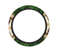 Ceudet Chihuahua Dog Steering Wheel Cover Non Slip Breathable Car Steering Wheel Protector Universal 15 Inch for Women Men